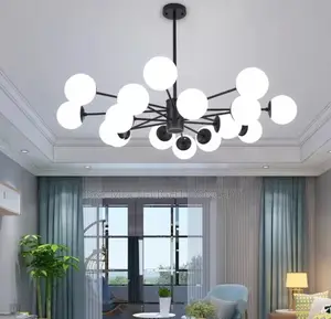 Modern Luxurious Living Room Glass Chandelier -