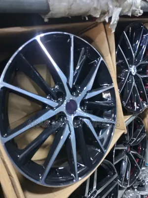 Luxury Black and Silver 5 Finger 19 Inch Alloyd Wheels