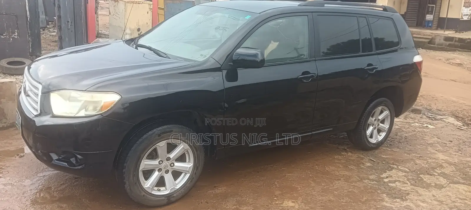 Toyota Highlander 4x4 2008 Black