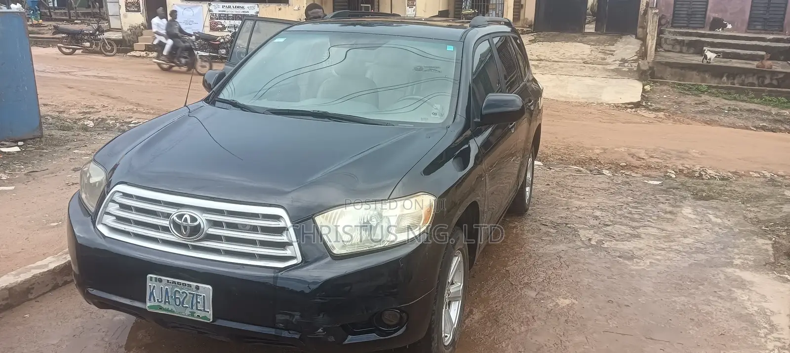 Toyota Highlander 4x4 2008 Black