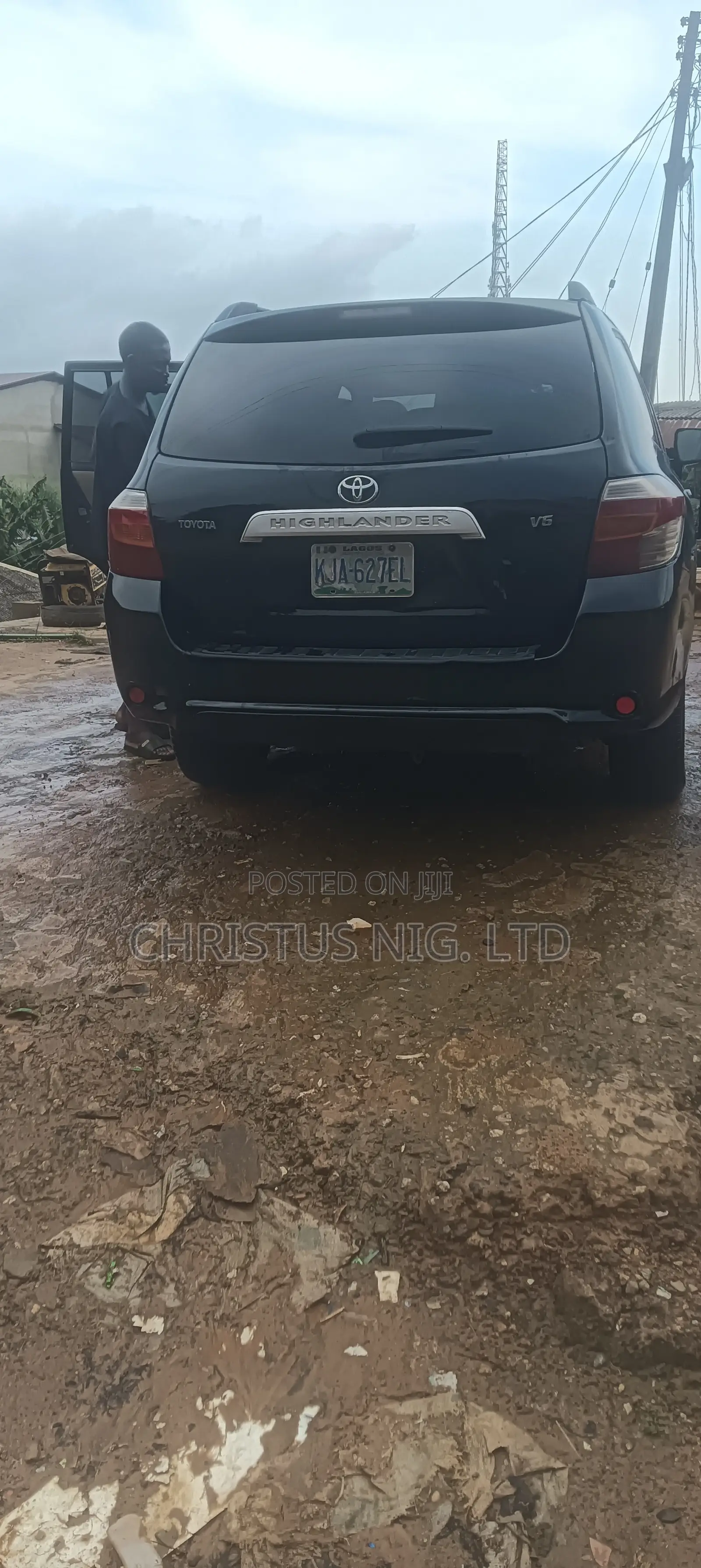 Toyota Highlander 4x4 2008 Black