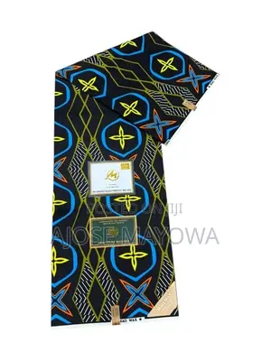 Original Ankara Fabric 6 Yards - 100% Cotton Ankara Print - Lekki