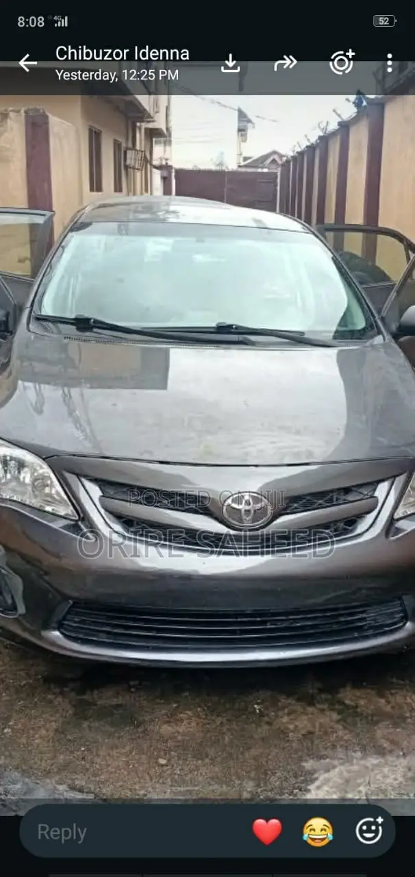 Toyota Corolla 2012 Gray
