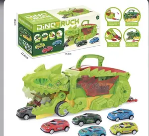 Dino Truck Transport Car Carrier Toy Set