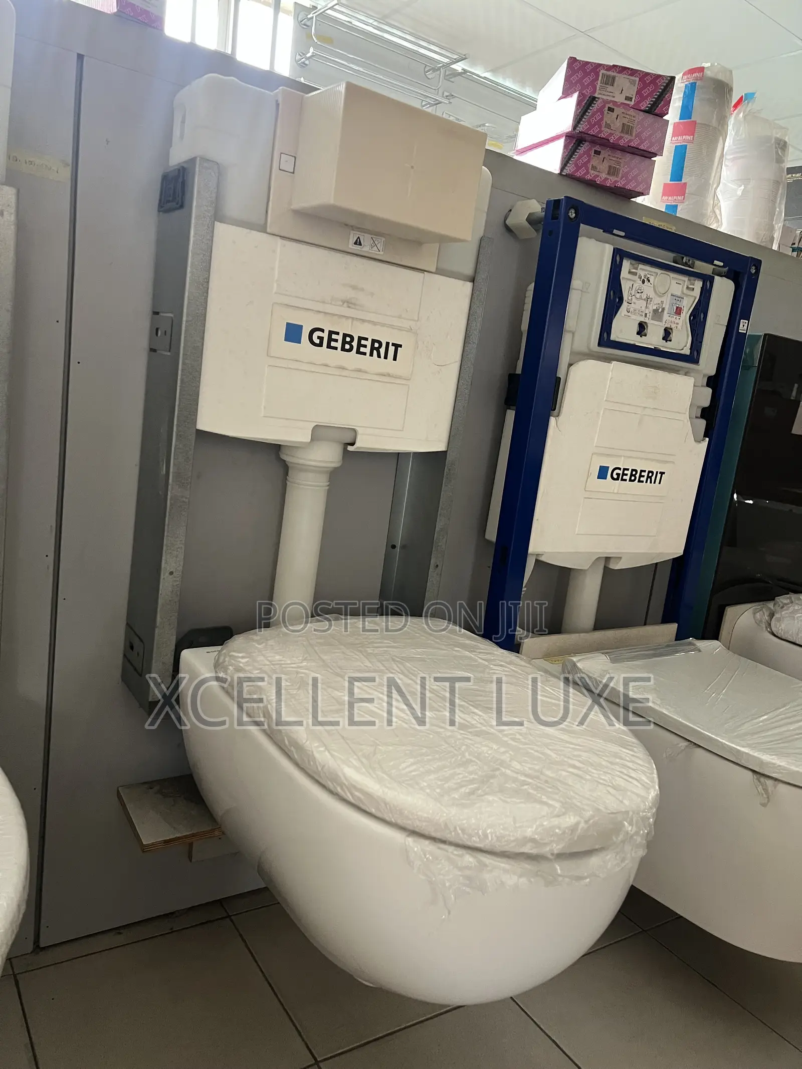 Geberit Premium Selnova Wall Hung WC Toilet and Concealed Tank