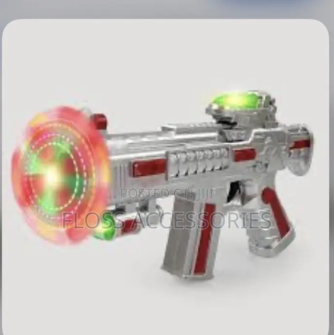 Burning Spin Super Electron Gun Toy