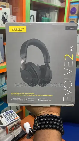 Jabra Evolve2 85 Wireless Over-Ear Stereo Headset With USB-C