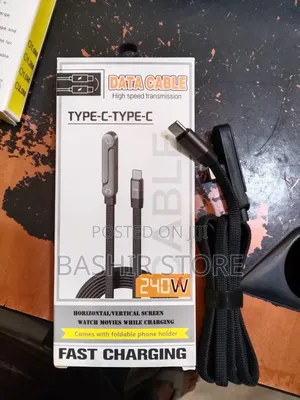 3in1 Type-C to Type-C 240W Fast Charging Data Cable
