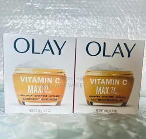 Olay Vitamin C Max / 2x Peptides. brighten.even tone.hydrate.