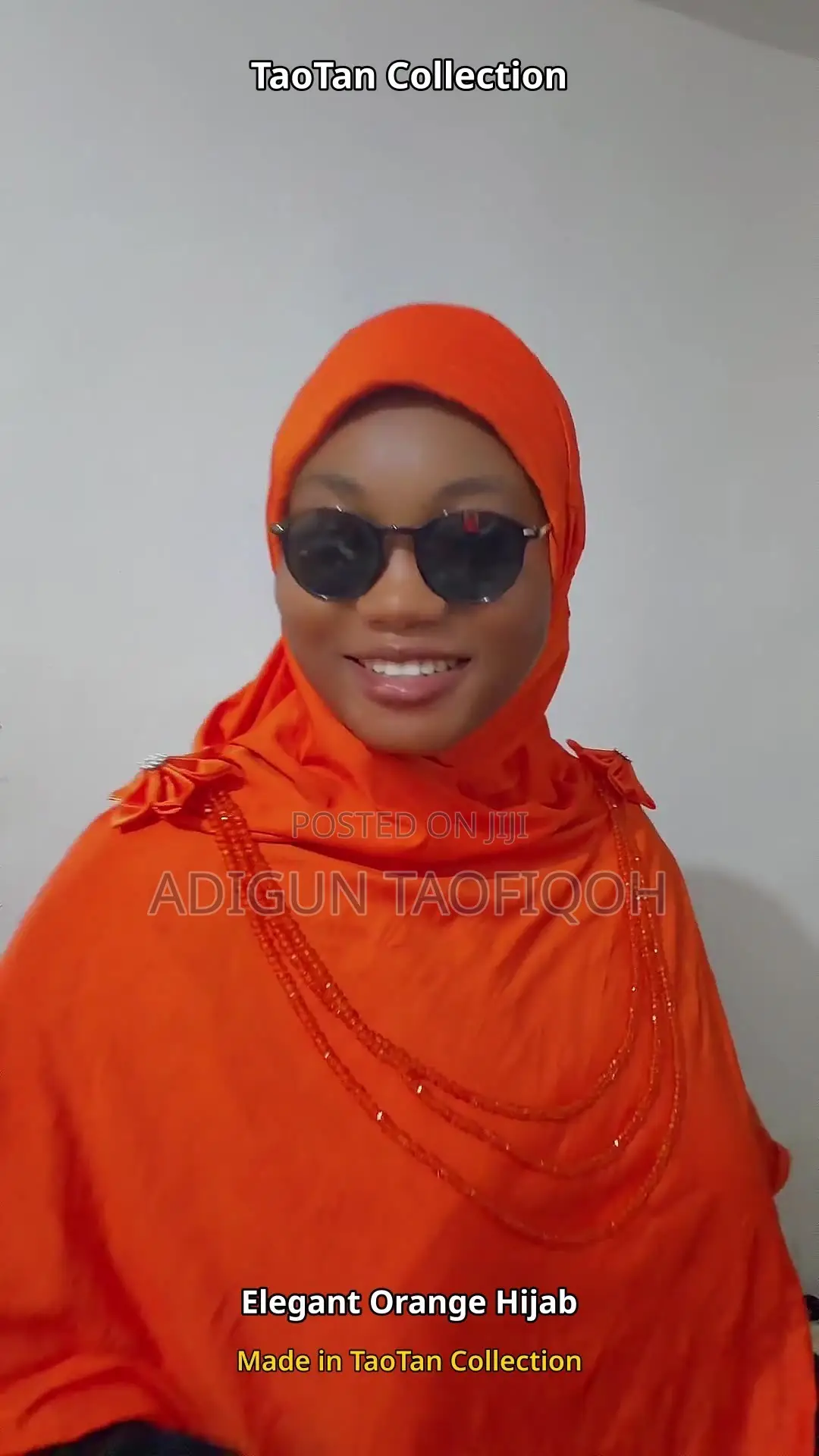 Quality Beaded Orange Ijab