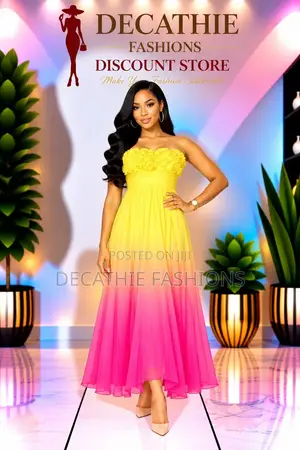 American Brand Women's Elegant Ombre Maxi Dress