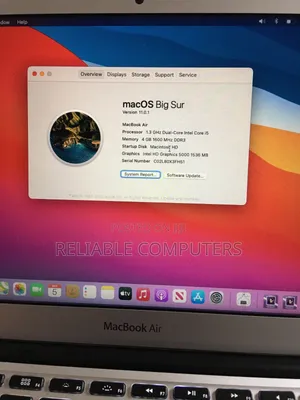Laptop Apple MacBook Air 2013 4GB Intel Core i5 SSD 128GB