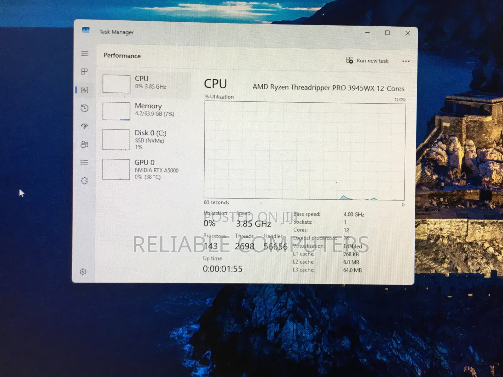 Desktop Computer Lenovo 64GB AMD SSD 1T