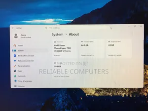 Desktop Computer Lenovo 64GB AMD SSD 1T