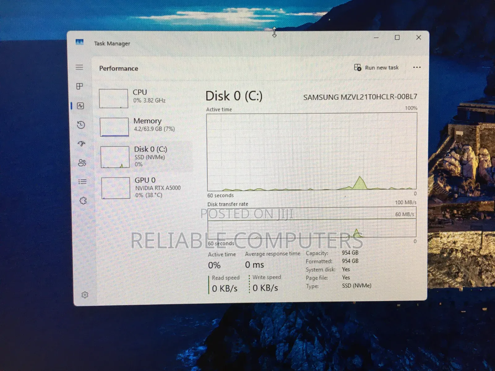 Desktop Computer Lenovo 64GB AMD SSD 1T
