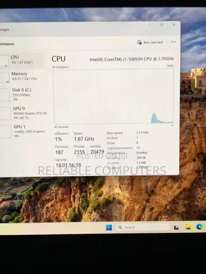Laptop Lenovo 32GB Intel Core i7 SSD 512GB