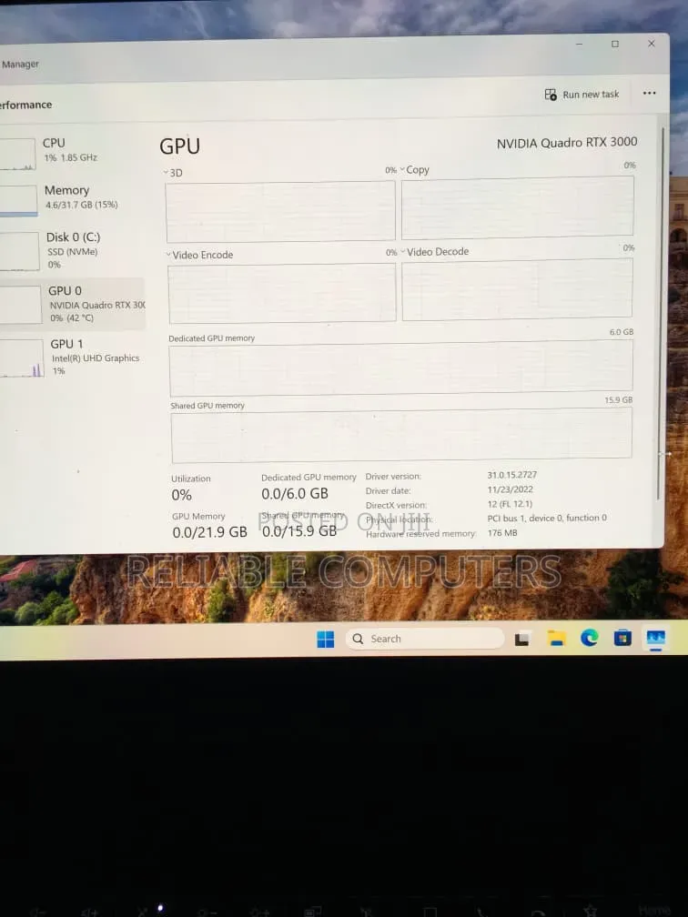 Laptop Lenovo 32GB Intel Core i7 SSD 512GB