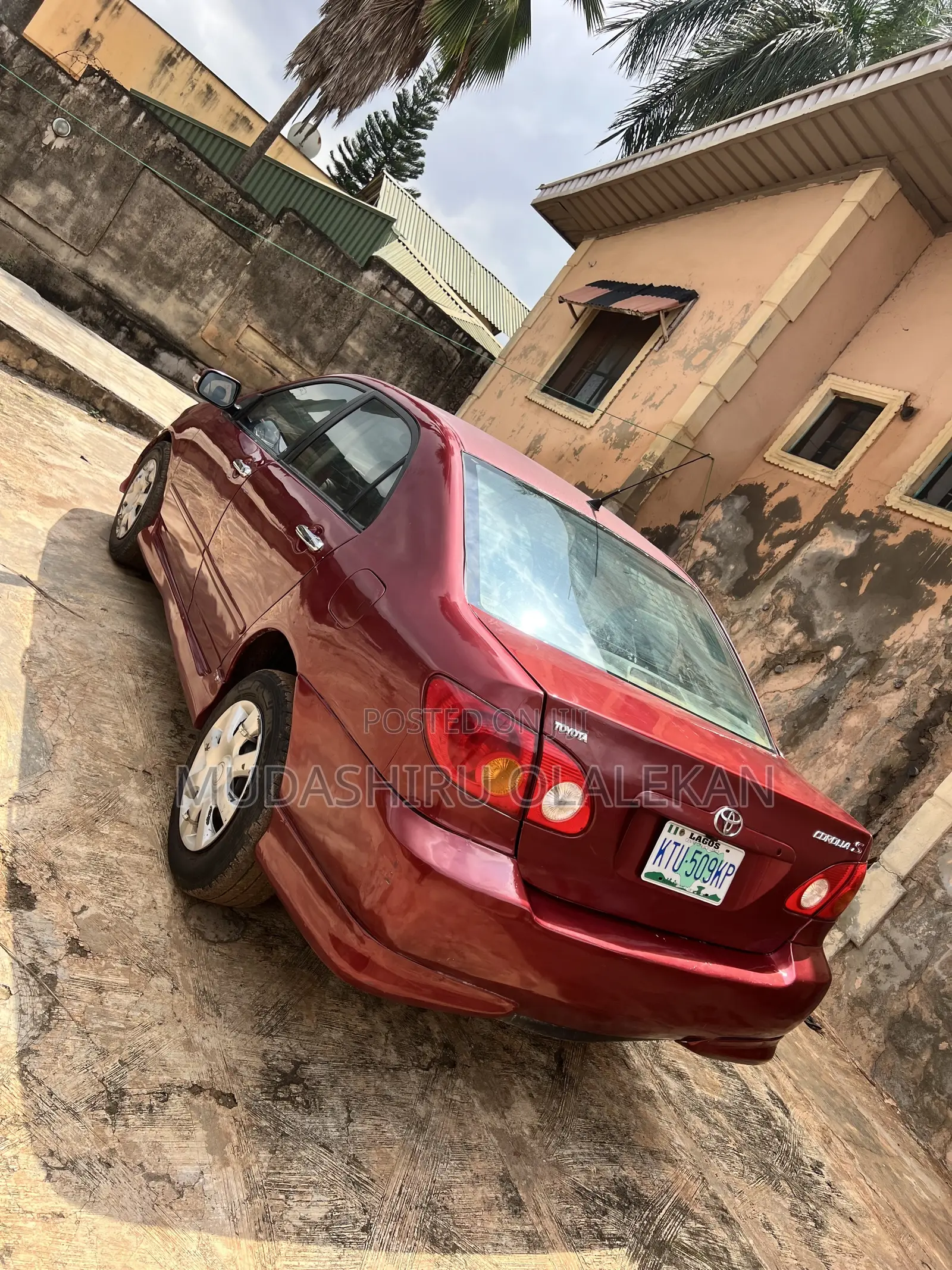 Toyota Corolla Sedan 2004 Red