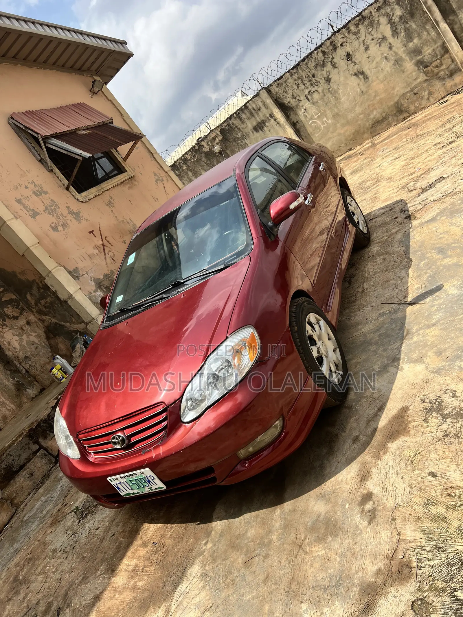 Toyota Corolla Sedan 2004 Red