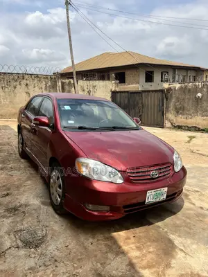 Toyota Corolla Sedan 2004 Red