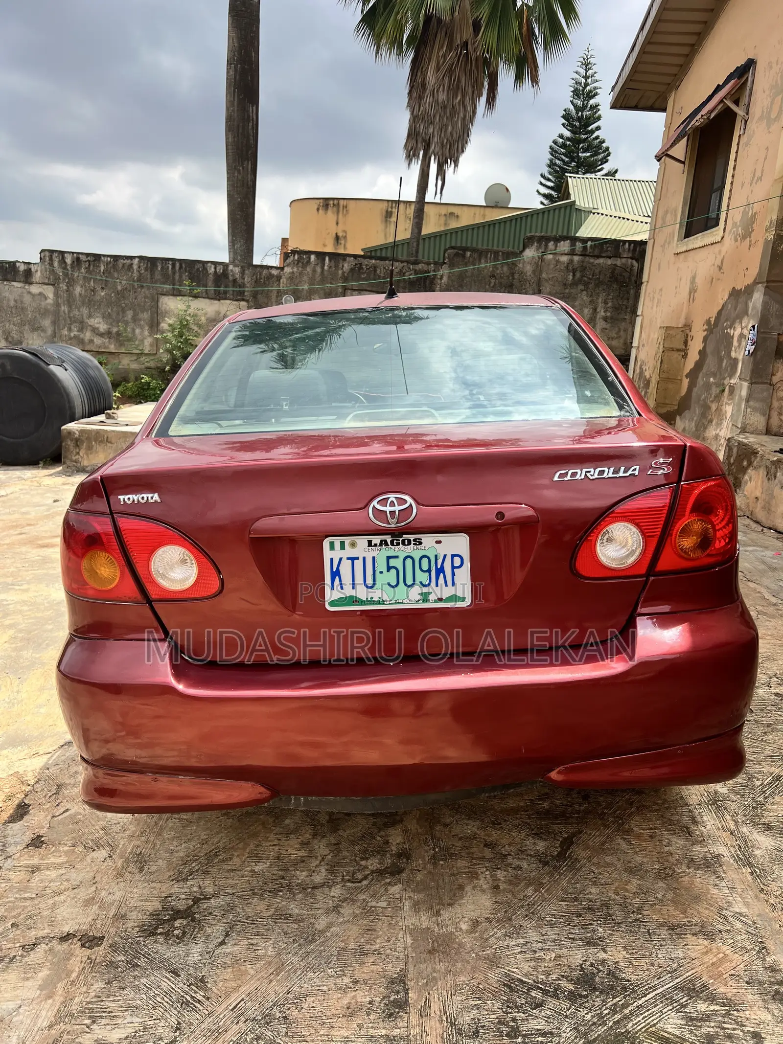 Toyota Corolla Sedan 2004 Red