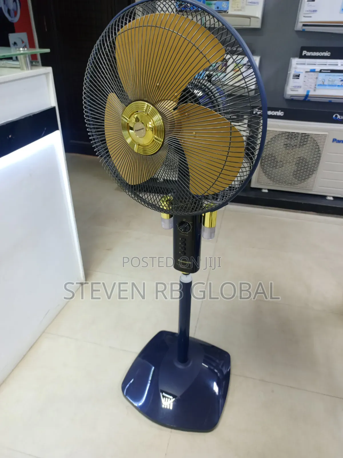 Panasonic Standing Fan With Side Lights | F-407w