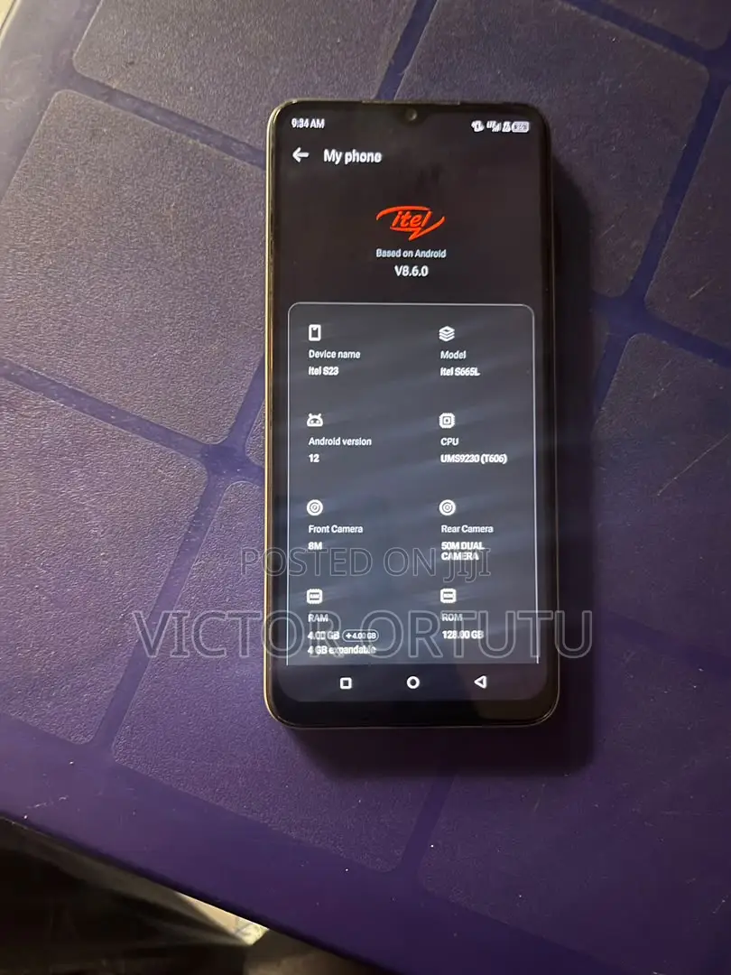 Itel S23 128 GB White
