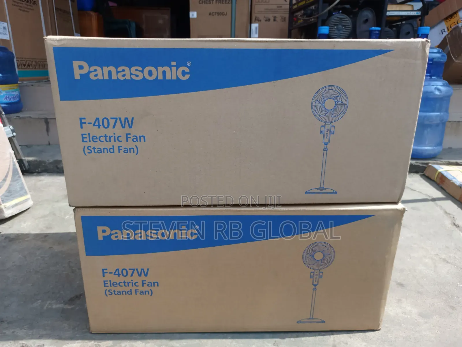 Panasonic Standing Fan With Side Lights | F-407w