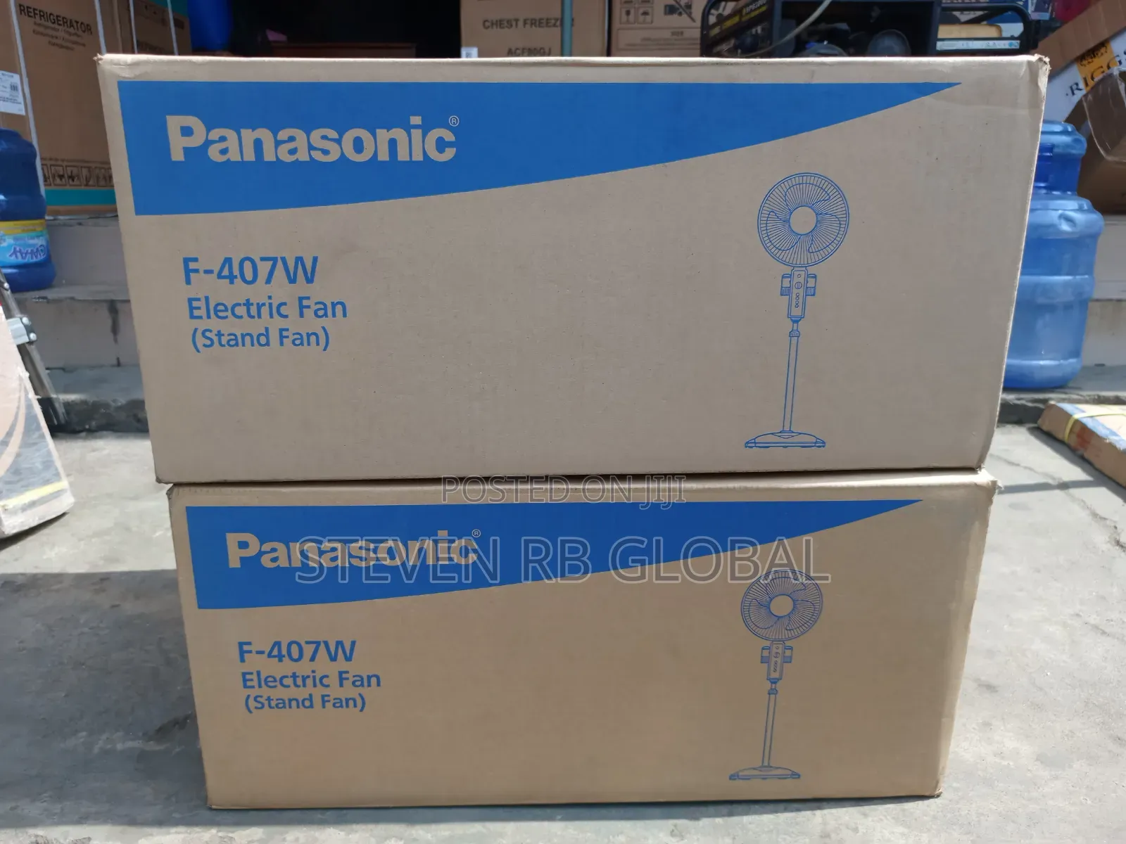 Panasonic Standing Fan With Side Lights | F-407w
