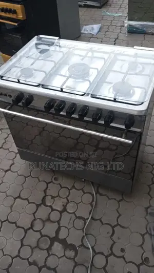 Polyester Heavy Duty 5 Gas Cooker With Oven & Grill Perfect Working