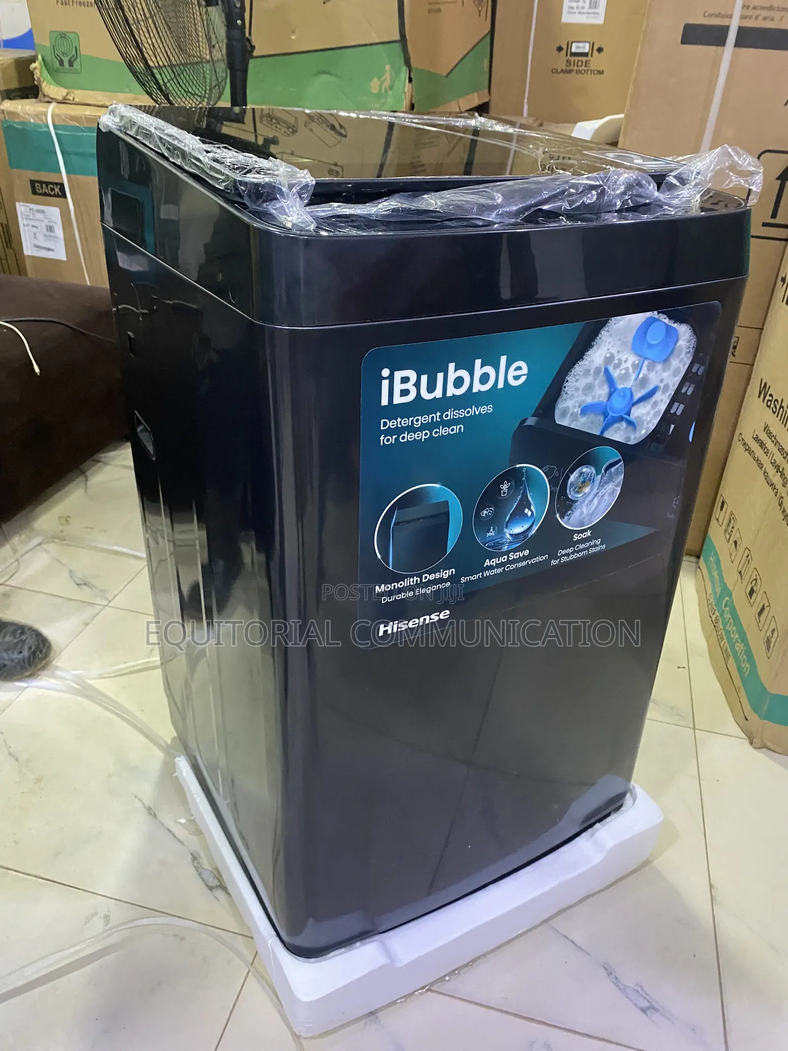 Hisense 11KG Fully Automatic Top Loader With 8 Wash Cycles