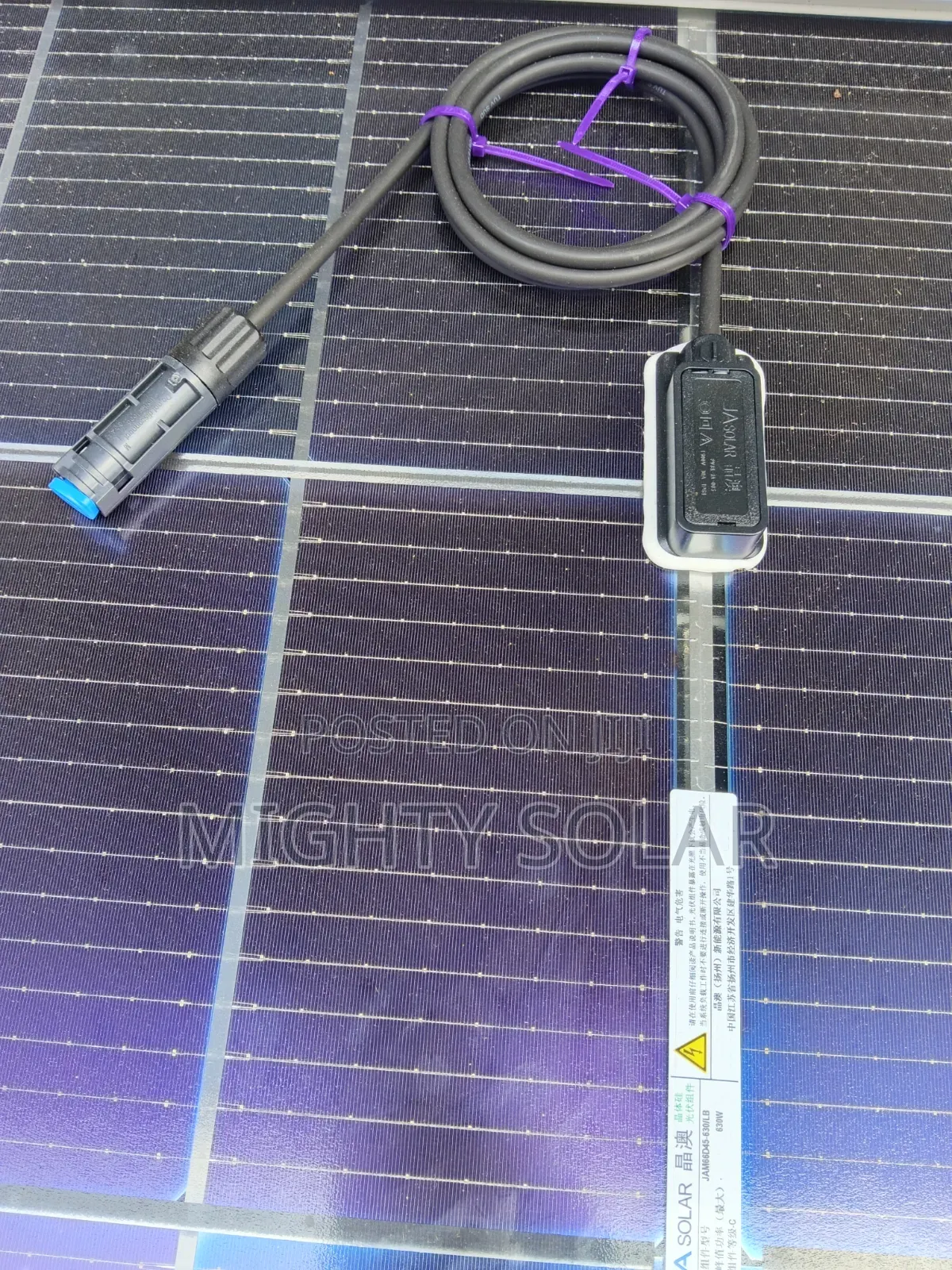 630w JA Solar Bifacial Panel