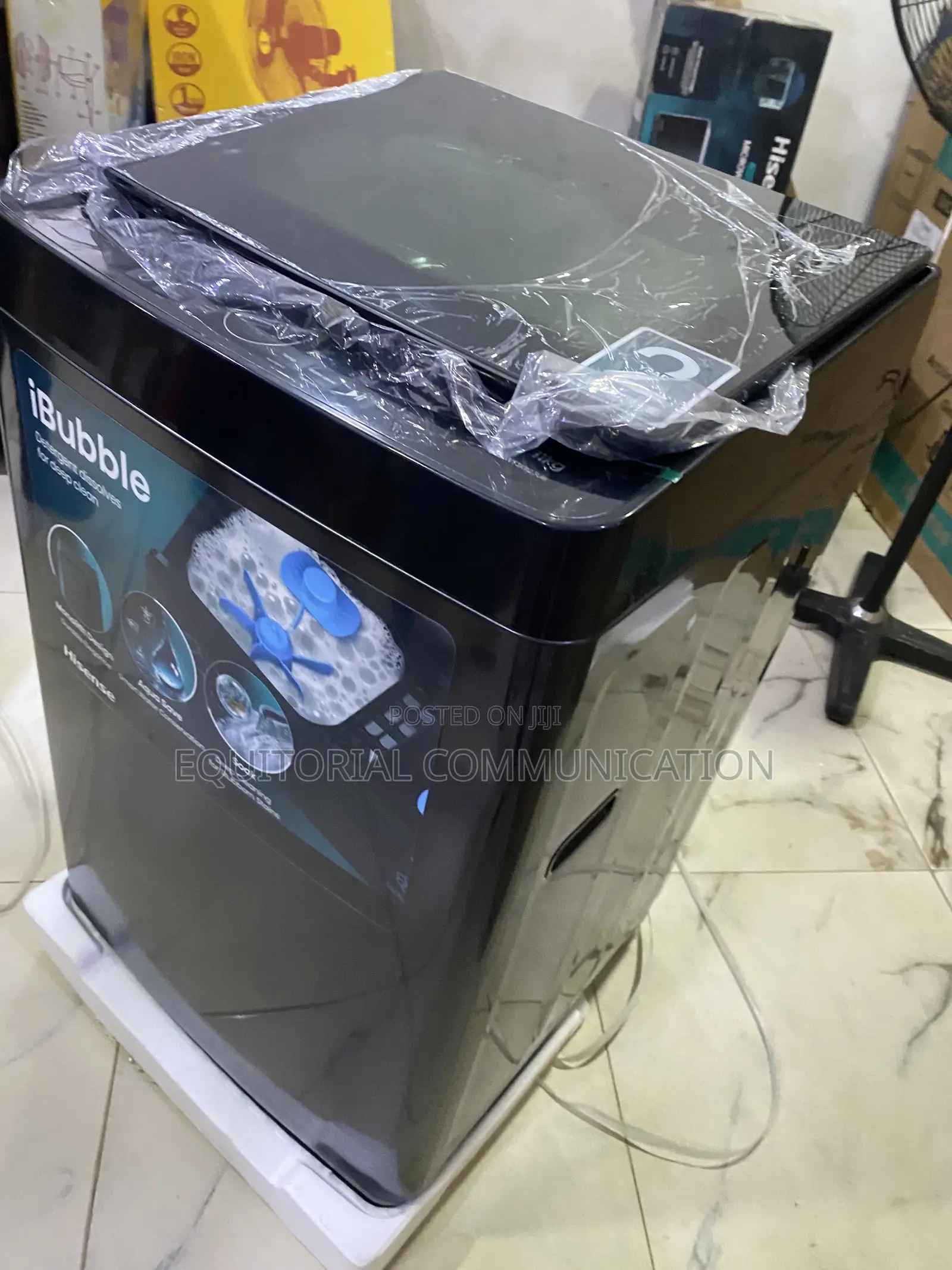 Hisense WT3K1123UB 11KG Black Washer With Auto-Restart Function