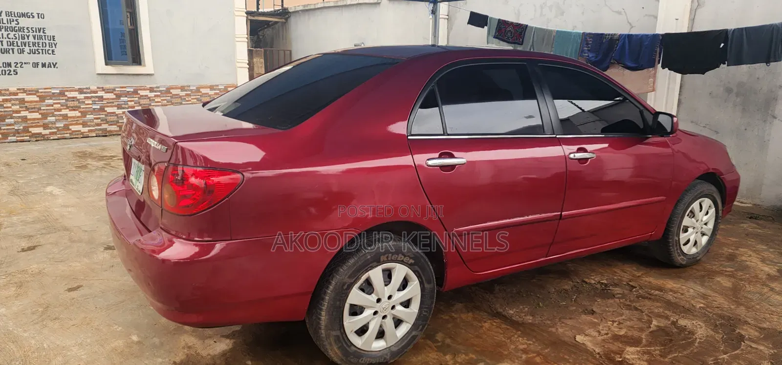 Toyota Corolla Sedan Automatic 2003 Red