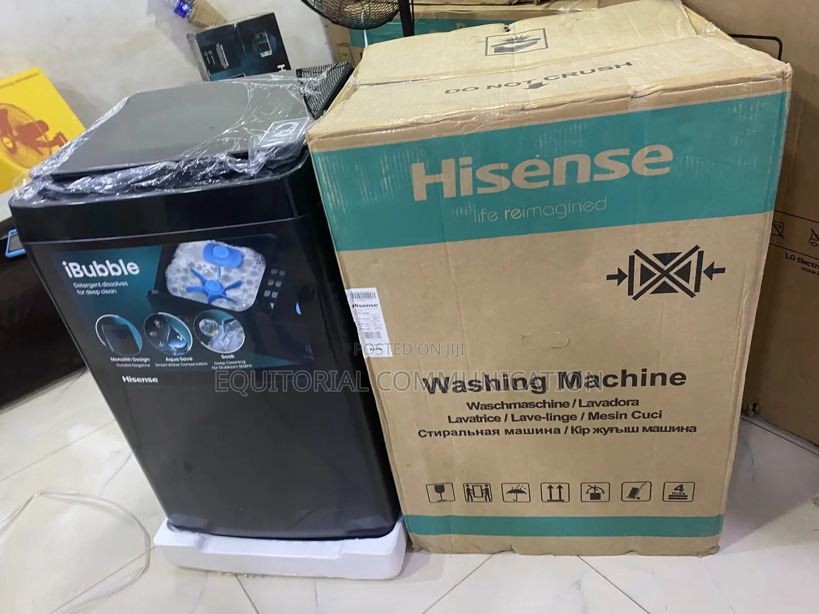 Hisense WT3K1123UB 11KG Black Fully Automatic Top Loader
