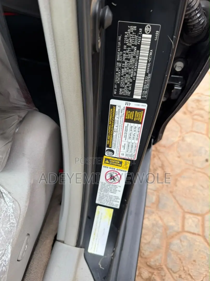 Toyota Camry 2010 Black