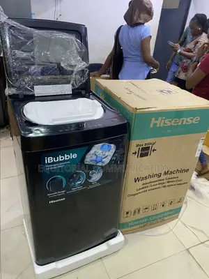 Hisense 11KG Black Washing Machine With iBubble Cleaning Technology