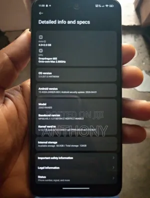 Xiaomi Redmi Note 12 4G 128 GB Blue