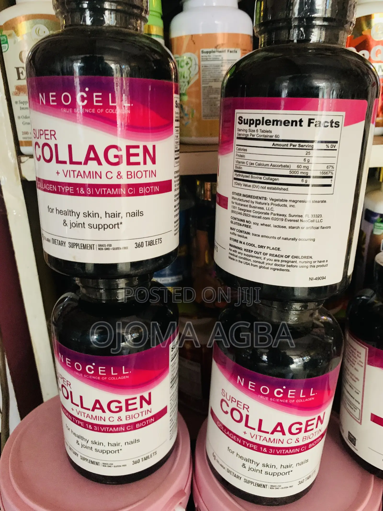 NeoCell Super Collagen With Vitamin C and Biotin 360 Tablets