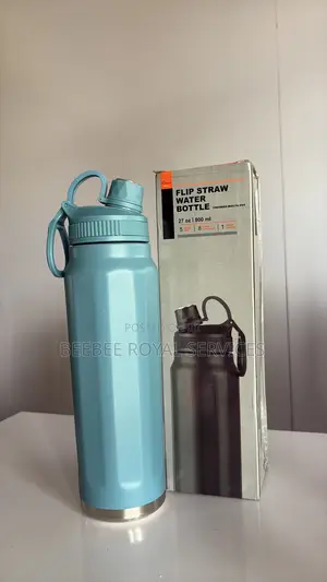 Flip Straw Water Bottle