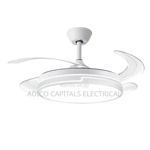 Chandelier Light With Rotatable Fan Blade