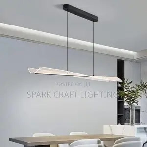 New Modern Minimalist LED Wave Pendant Light Dining Chandelier