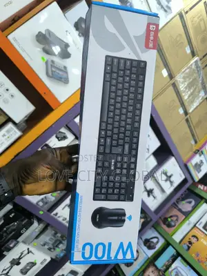 BIOJEE WT001 Wireless Keyboard & Mouse Combo Full-Size Numeric Keypad
