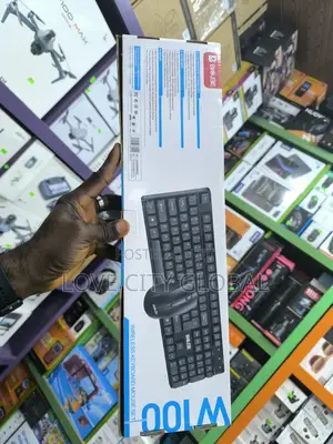 BIOJEE WT001 Wireless Keyboard & Mouse Combo Full-Size Numeric Keypad