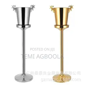 Quality Stainless Steel Gold Champagne/Wine Stand 