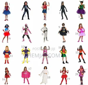 Children's Superhero Costumes for Girls (Available for All Ages)