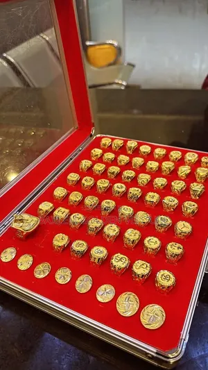 Golden Earrings and Rings