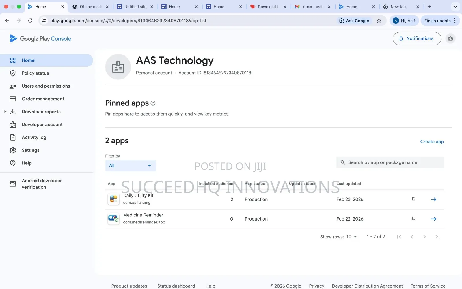 Google Play Publishing and Developer Account Setup