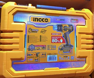INGCO 20V Cordless Heat Gun Kit (Model HGLI20085)