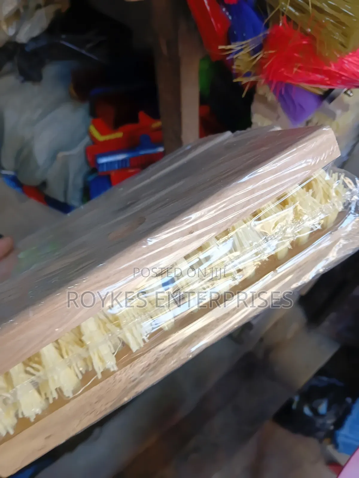 Hard Brush Mop With Stick